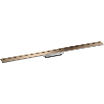  - AXOR Drain Element zewnętrzny odpływu liniowego 100 cm, montaż odsunięty od ściany czerwone złoto polerowane 42523300 - 42523300 - Łazienki Szydłowski