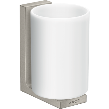 - AXOR Universal Rectangular Kubek na szczoteczki do zębów stal szlachetna optyczna 42604800 - 42604800 - Łazienki Szydłowski