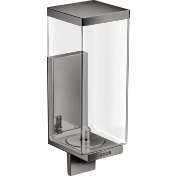  - AXOR Universal Rectangular Dozownik mydła w płynie czarny chrom polerowany 42610330 - 42610330 - Łazienki Szydłowski