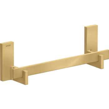 - AXOR Universal Rectangular Uchwyt złoty optyczny szczotkowany 42613250 - 42613250 - Łazienki Szydłowski