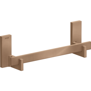  - AXOR Universal Rectangular Uchwyt 34 cm czerwone złoto szczotkowane 42613310 - 42613310 - Łazienki Szydłowski