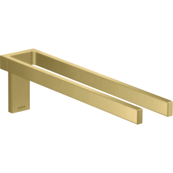 - AXOR Universal Rectangular Wieszak na ręczniki, 2-ramienny mosiądz szczotkowany 42622950 - 42622950 - Łazienki Szydłowski