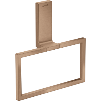  - AXOR Universal Rectangular Wieszak na ręcznik typu Ring czerwone złoto szczotkowane 42623310 - 42623310 - Łazienki Szydłowski