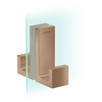 - AXOR Universal Rectangular Uchwyt drzwi prysznicowych czerwone złoto szczotkowane 42639310 - 42639310 - Łazienki Szydłowski