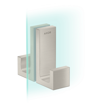 - AXOR Universal Rectangular Uchwyt drzwi prysznicowych stal szlachetna optyczna 42639800 - 42639800 - Łazienki Szydłowski