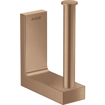  - AXOR Universal Rectangular Uchwyt na zapasowy papier toaletowy czerwone złoto szczotkowane 42654310 - 42654310 - Łazienki Szydłowski