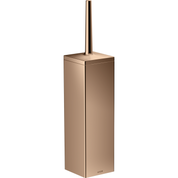  - AXOR Universal Rectangular Szczotka do WC z pojemnikiem, ścienna czerwony złoty polerowany 42655300 - 42655300 - Łazienki Szydłowski