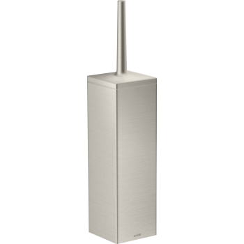 - AXOR Universal Rectangular Szczotka do WC z pojemnikiem, ścienna Stal Szlachetna Optyczna 42655800 - 42655800 - Łazienki Szydłowski