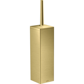 - AXOR Universal Rectangular Szczotka do WC z pojemnikiem, ścienna mosiądz szczotkowany 42655950 - 42655950 - Łazienki Szydłowski