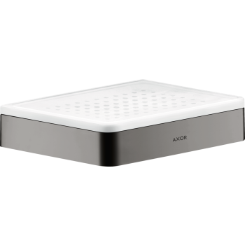  - AXOR Universal Softsquare Mydelniczka / półka czarny chrom polerowany 42803330 - 42803330 - Łazienki Szydłowski