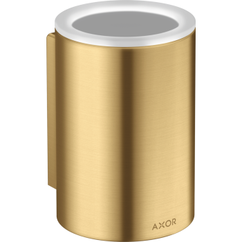 - AXOR Universal Circular Kubek na szczoteczki do zębów złoty optyczny szczotkowany 42804250 - 42804250 - Łazienki Szydłowski