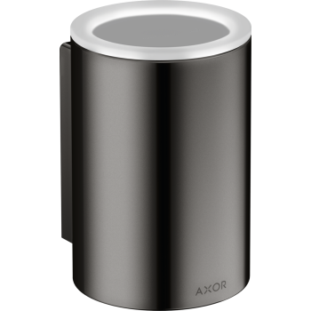 - AXOR Universal Circular Kubek na szczoteczki do zębów czarny chrom polerowany 42804330 - 42804330 - Łazienki Szydłowski
