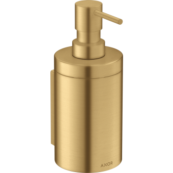 - AXOR Universal Circular Dozownik mydła w płynie złoty optyczny szczotkowany 42810250 - 42810250 - Łazienki Szydłowski