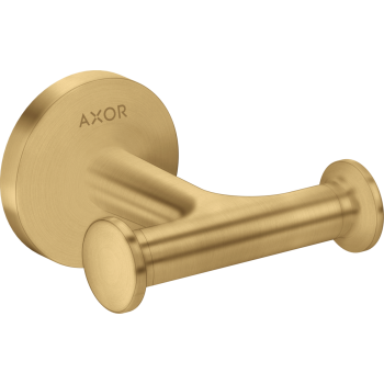 - AXOR Universal Circular Haczyk na ręcznik, podwójny złoty optyczny szczotkowany 42812250 - 42812250 - Łazienki Szydłowski