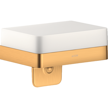  - AXOR Universal Softsquare Dozownik mydła w płynie z półką złoty optyczny szczotkowany 42819250 - 42819250 - Łazienki Szydłowski
