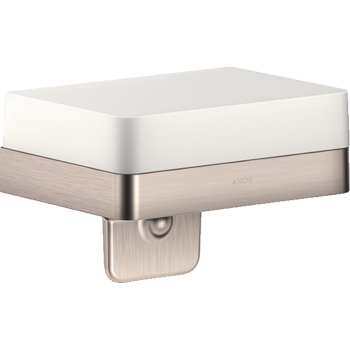 - AXOR Universal Softsquare Dozownik mydła w płynie z półką stal szlachetna optyczna 42819800 - 42819800 - Łazienki Szydłowski