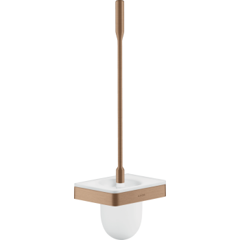  - AXOR Universal Softsquare Szczotka do WC z pojemnikiem, ścienna czerwone złoto szczotkowane 42835310 - 42835310 - Łazienki Szydłowski