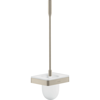  - AXOR Universal Softsquare Szczotka do WC z pojemnikiem, ścienna nikiel szczotkowany 42835820 - 42835820 - Łazienki Szydłowski