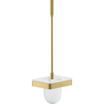  - AXOR Universal Softsquare Szczotka do WC z pojemnikiem, ścienna mosiądz szczotkowany 42835950 - 42835950 - Łazienki Szydłowski
