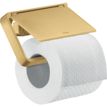  - AXOR Universal Softsquare Uchwyt na papier toaletowy z osłoną złoty optyczny szczotkowany 42836250 - 42836250 - Łazienki Szydłowski