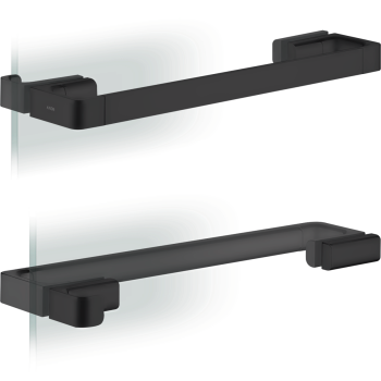 - AXOR Universal Softsquare Uchwyt drzwi prysznicowych 44,4 cm czarny mat 42837670 - 42837670 - Łazienki Szydłowski