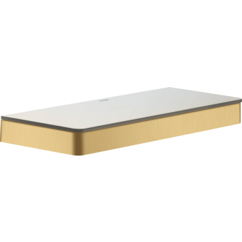 - AXOR Universal Softsquare Półka 30 cm złoty optyczny szczotkowany 42838250 - 42838250 U - Łazienki Szydłowski