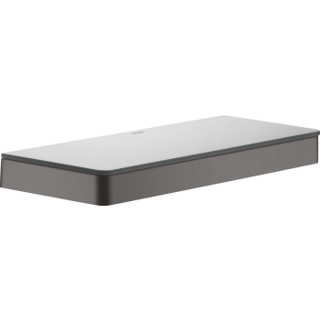  - AXOR Universal Softsquare Półka 30 cm czarny chrom szczotkowany 42838340 - 42838340 - Łazienki Szydłowski
