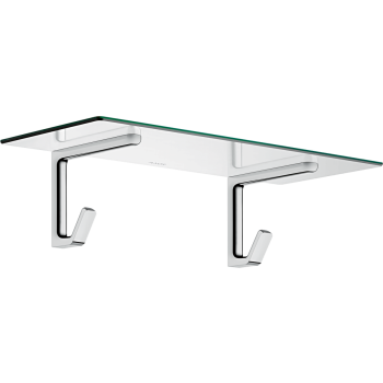- AXOR Universal Softsquare Półka na ręczniki kąpielowe z haczykami chrom 42842000 - 42842000 - Łazienki Szydłowski