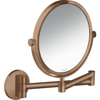 - AXOR Universal Circular Lusterko kosmetyczne Czerwone Złoto Szczotkowane 42849310 - 42849310 - Łazienki Szydłowski