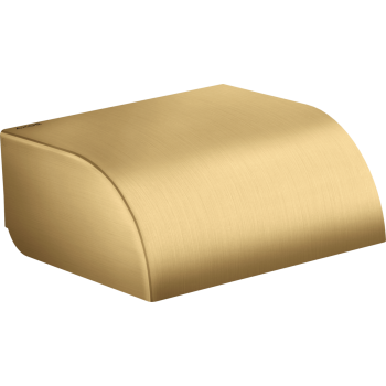 - AXOR Universal Circular Uchwyt na papier toaletowy z osłoną złoty optyczny szczotkowany 42858250 - 42858250 - Łazienki Szydłowski