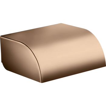 - AXOR Universal Circular Uchwyt na papier toaletowy z osłoną Czerwony Złoty Polerowany 42858300 - 42858300 - Łazienki Szydłowski