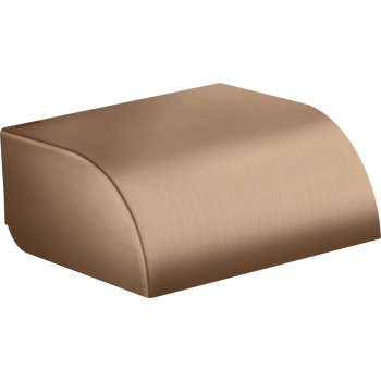 - AXOR Universal Circular Uchwyt na papier toaletowy z osłoną czerwone złoto szczotkowane 42858310 - 42858310 - Łazienki Szydłowski