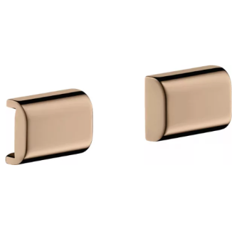  - AXOR Universal Softsquare Zaślepki czerwone złoto polerowane 42871300 - 42871300 - Łazienki Szydłowski