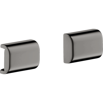  - AXOR Universal Softsquare Zaślepki czarny chrom polerowany 42871330 - 42871330 - Łazienki Szydłowski