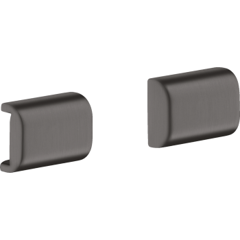  - AXOR Universal Softsquare Zaślepki czarny chrom szczotkowany 42871340 - 42871340 - Łazienki Szydłowski