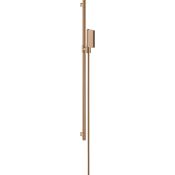 - AXOR One Zestaw prysznicowy 90 cm z główką prysznicową 2jet czerwone złoto szczotkowane 45722310 - 45722310 U - Łazienki Szydłowski