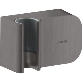 - AXOR One Przyłącze węża prysznicowego z uchwytem czarny chrom szczotkowany 45723340 - 45723340 - Łazienki Szydłowski