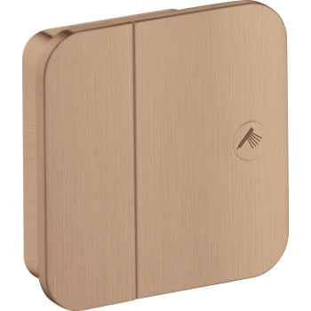 - AXOR One Zawór odcinający, podtynkowy czerwone złoto szczotkowane 45771310 - 45771310 - Łazienki Szydłowski