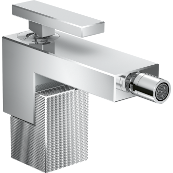  - AXOR Edge Jednouchwytowa bateria bidetowa z kompletem odpływowym Push-Open, szlif diamentowy chrom 46211000 - 46211000 - Łazienki Szydłowski