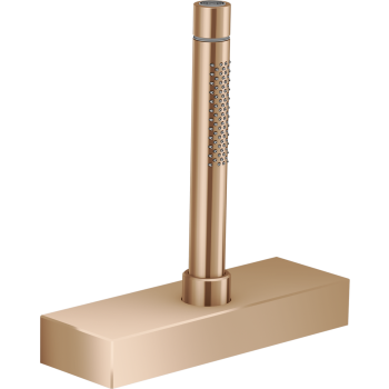 - AXOR Edge Zestaw słuchawki prysznicowej do montażu na brzegu wanny, sBox czerwone złoto polerowane 46470300 - 46470300 - Łazienki Szydłowski