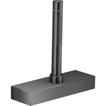 - AXOR Edge Zestaw słuchawki prysznicowej do montażu na brzegu wanny, sBox czarny chrom polerowany 46470330 - 46470330 - Łazienki Szydłowski