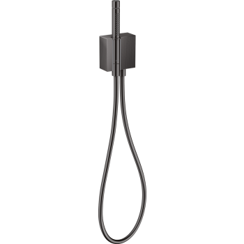 - AXOR Edge Przyłącze węża prysznicowego z główką prysznicową 2jet, Slim z uchwytem i wężem, czarny chrom polerowany 46521330 - 46521330 - Łazienki Szydłowski