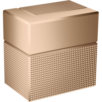 - AXOR Edge Zawór odcinający, podtynkowy, szlif diamentowy czerwone złoto polerowane 46771300 - 46771300 - Łazienki Szydłowski