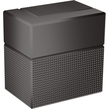  - AXOR Edge Zawór odcinający, podtynkowy, szlif diamentowy czarny chrom polerowany 46771330 - 46771330 - Łazienki Szydłowski