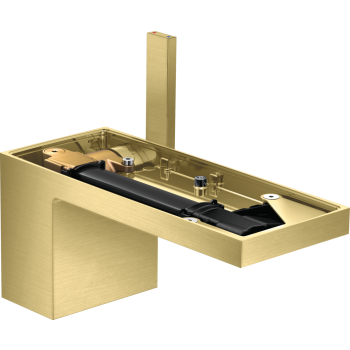 - AXOR MyEdition Jednouchwytowa bateria umywalkowa 70 bez płytki z kompletem odpływowym Push-Open mosiądz szczotkowany 47012950 - 47012950 U - Łazienki Szydłowski