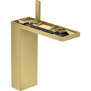 - AXOR MyEdition bateria umywalkowa 230 bez płytki do umywalek nablatowych z kompletem odpływowym Push-Open mosiądz szczotkowany 47022950 - 47022950 - Łazienki Szydłowski