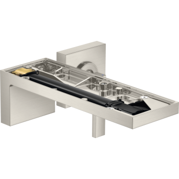  - AXOR MyEdition bateria umywalkowa z wylewką 221 mm bez płytki, stal szlachetna optyczna  47062800 - 47062800 - Łazienki Szydłowski