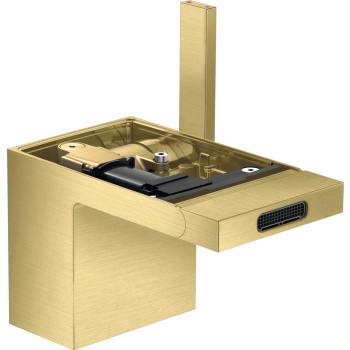 - AXOR MyEdition bateria bidetowa bez płytki z kompletem odpływowym Push-Open mosiądz szczotkowany 47212950 - 47212950 - Łazienki Szydłowski