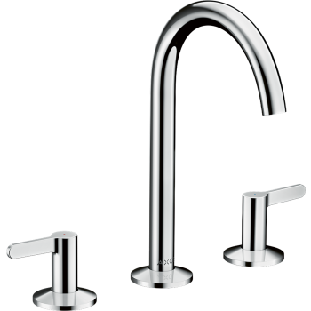  - AXOR One 3-otworowa bateria umywalkowa 170 z kompletem odpływowym Push-Open chrom 48050000 - 48050000 - Łazienki Szydłowski