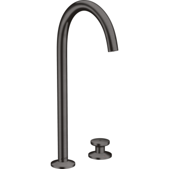  - AXOR One 2-otworowa bateria umywalkowa Select 260 z kompletem odpływowym Push-Open czarny chrom szczotkowany 48060340 - 48060340 - Łazienki Szydłowski